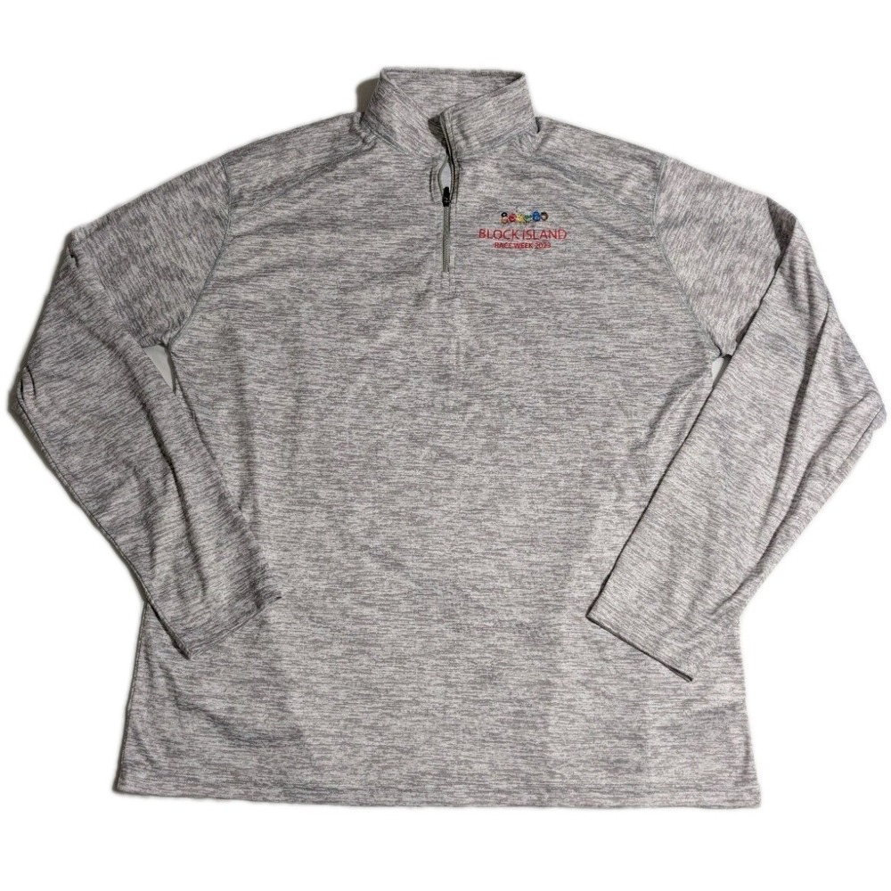 Badger Sport Block Island Race‎ Week 2023 1/4 Zip Pullover Mens L Sailing M&M